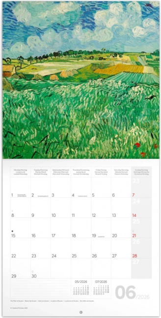 Notizkalender Vincent van Gogh 2026