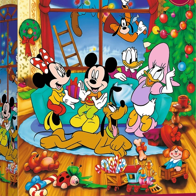 Puzzle Disney Mickey Mouse und Freunde Weihnachten 600 Teile