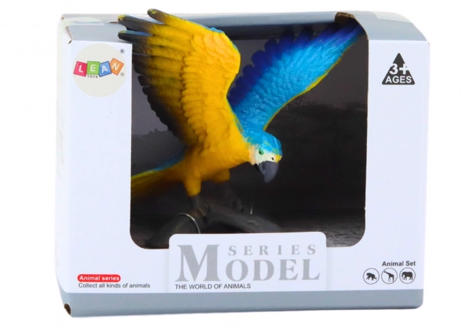 Figur Papagei Ara Ararauna Blau-Gelb