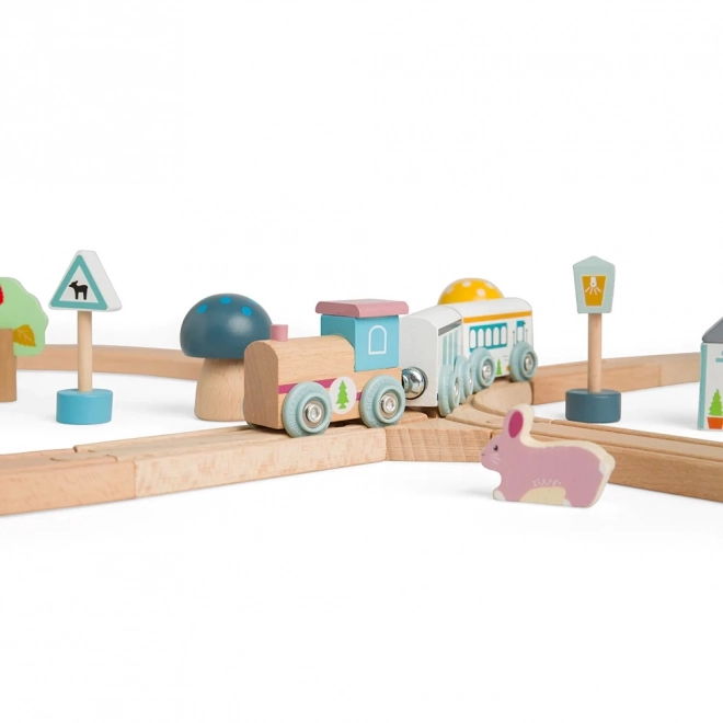 Holzeisenbahn bei Wald von Bigjigs Toys