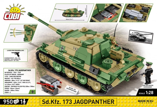 Cobi II Weltkrieg Jagdpanther Modell