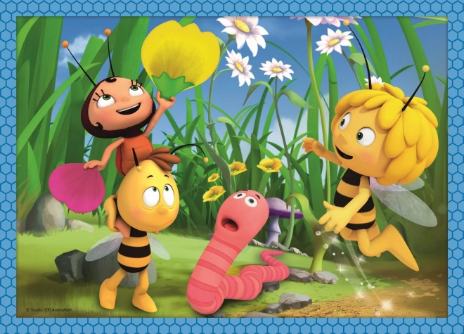 Puzzle Biene Maja: Abenteuer 4 in 1