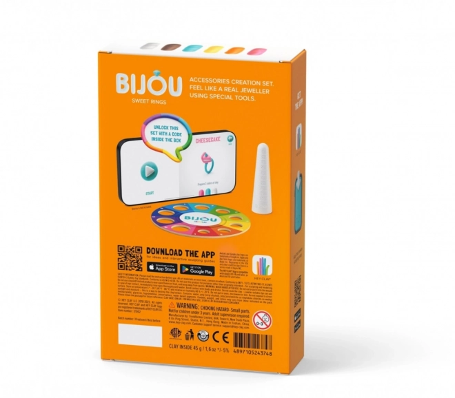 Hey Clay Kreative Knete Bijou Süße Ringe