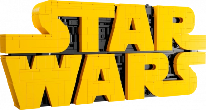 Lego Star Wars Logo aus Steinen