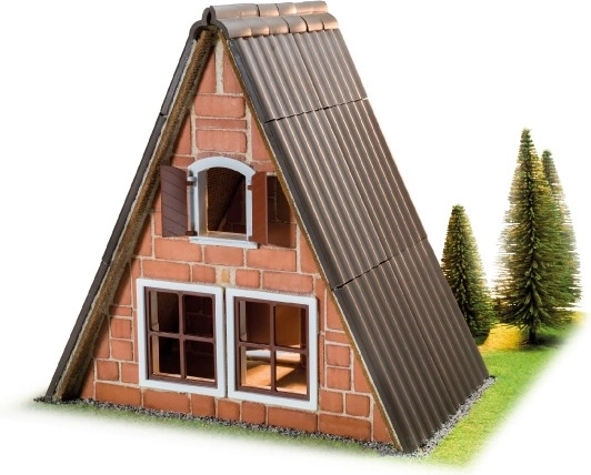 Realistische finnische Hütte