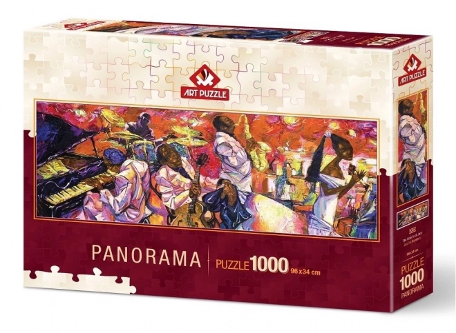 Panorama-Puzzle Farben des Jazz 1000 Teile