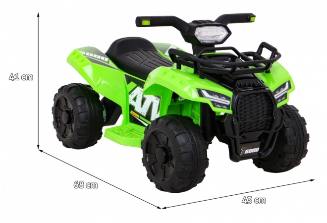 Kinder Elektro-Quad Quad Storm Schwarz – grün