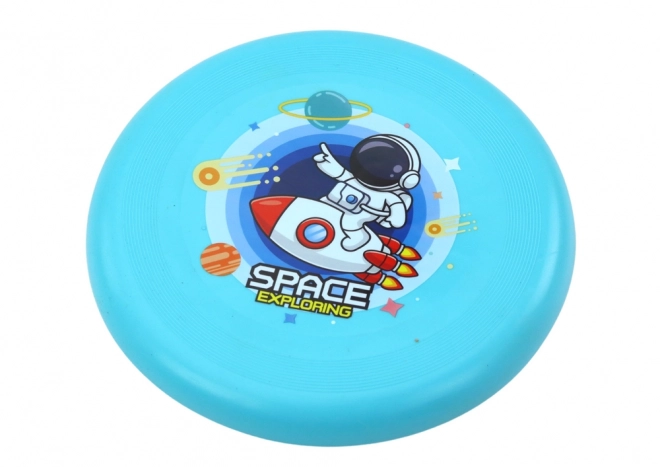 Fliegende Frisbee Scheibe Astronaut Blau 20cm