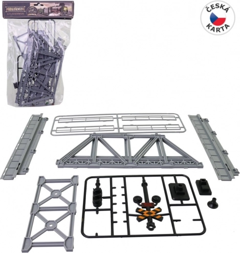 Eisenbahn-Zubehör - Brücke mit Ampel