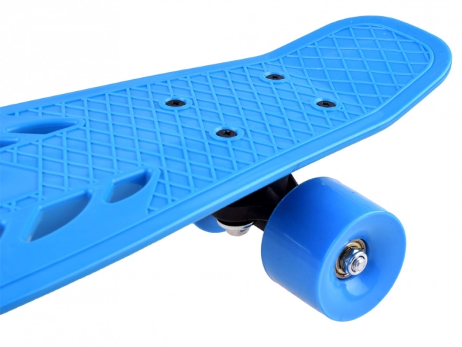 Leichte Kinder-Skateboard-Fishboard mit Durchbrüchen – blau