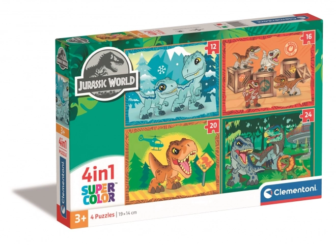 Clementoni Puzzle Jurassic World 4-in-1