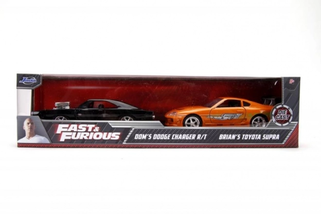 Fast & Furious Toyota Supra und Dodge Charger Doppelpack 1:32