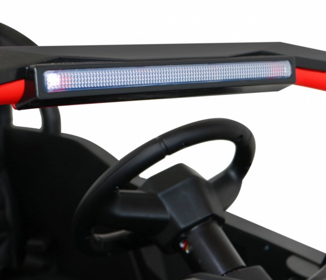 Buggy ATV Racing pro 2 Kinder + Antrieb 4x4 + Fernsteuerung + langsamer Start + MP3 LED – Rot