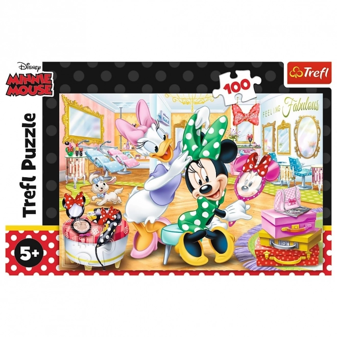 Puzzle MINNIE MOUSE und DAISY 100 Teile