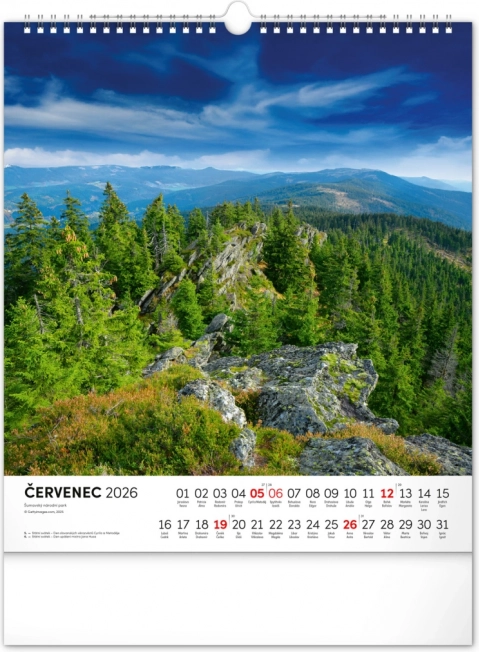 Wandkalender Böhmerwald 2026