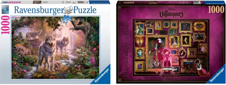 Ravensburger Set mit zwei Puzzles 2×1000 Teile