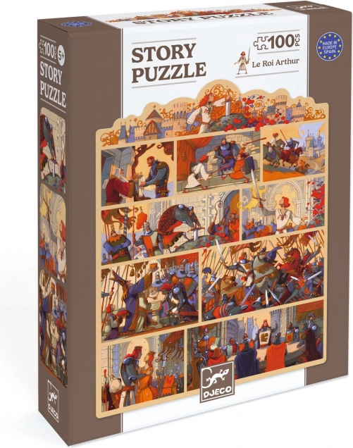DJECO Erzählendes Puzzle König Artus