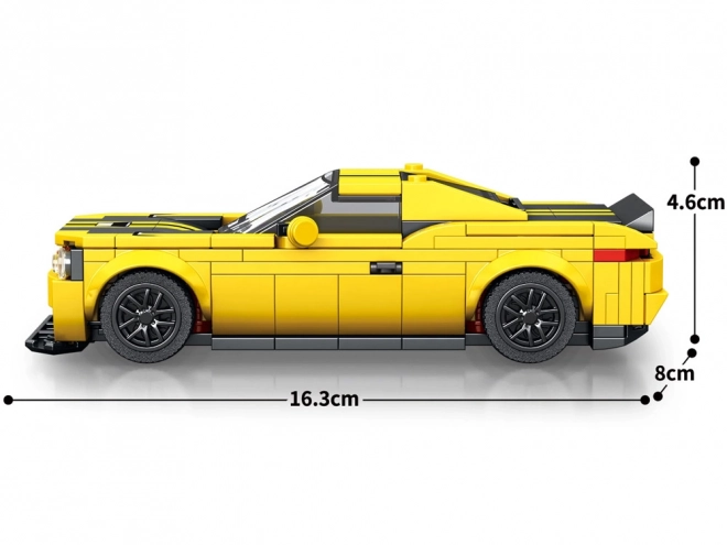 Technik-Bausteinset Gelbes Sportauto