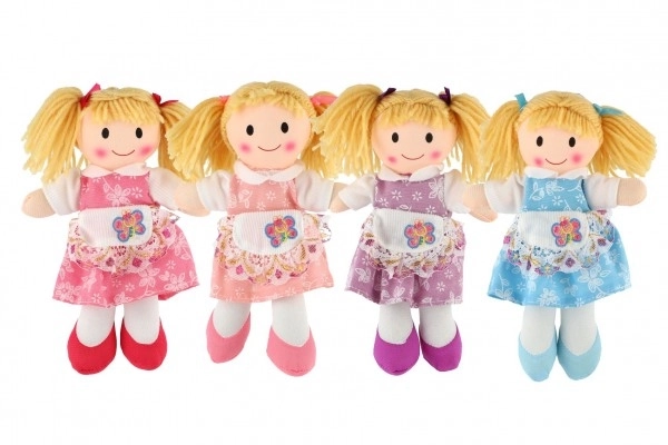 Kuschelweiche Stoffpuppe 20x13 cm in 4 Farben