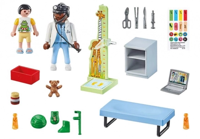 Spielset Kinderarzt mit Plüschbärchen