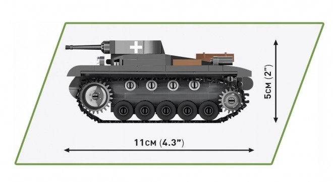 Konstruktionsspielzeug Panzer II Ausf. A