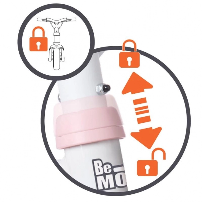 Rosa Dreirad Be Move für Mädchen