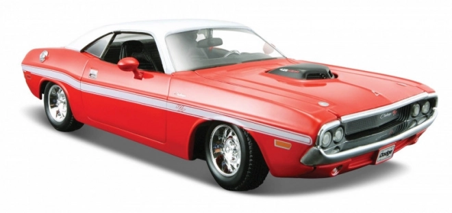 Dodge Challenger 1970 Rot Modellauto 1/24