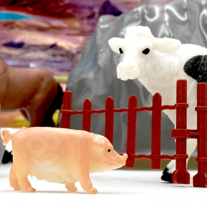 Woopie Tierfiguren Bauernhof Set 34-teilig