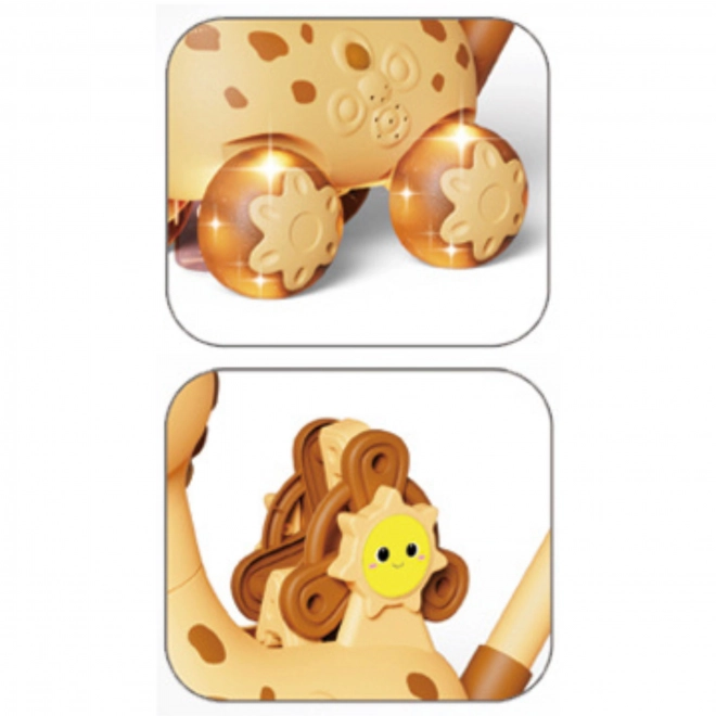 Woopie Pchacz: Seifenblasenmaschine Giraffe für Kinder