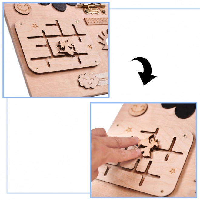 Holzpuzzle Sensorisch 75 x 50 cm