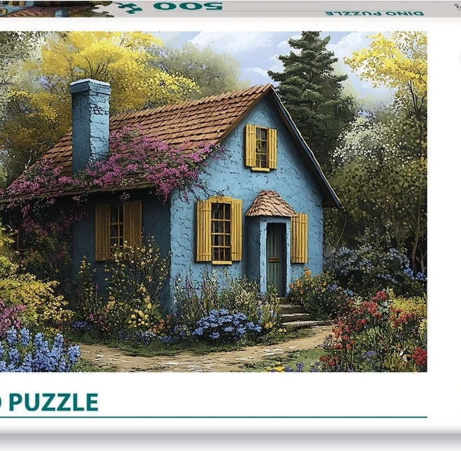Puzzle Blaues Häuschen 500 Teile