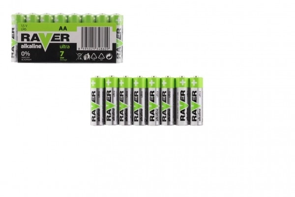 Raver Alkaline AA Batterien 8 Stück