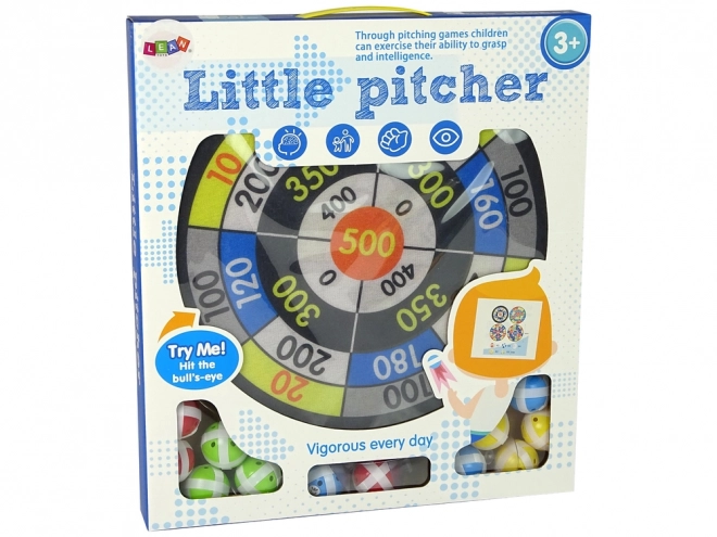 Dartscheibe Spielset mit Klettbällen