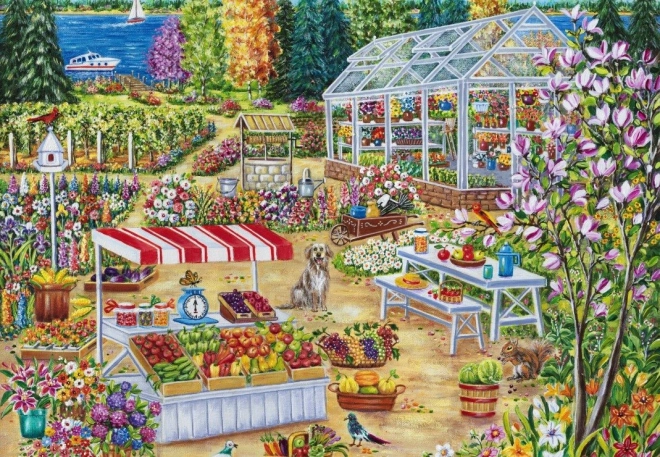 GRAFIKA Puzzle Gärtnerei 1000 Teile