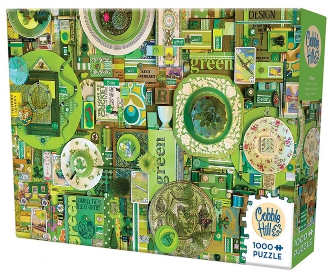 Puzzle Rebgenbogenprojekt: Grün 1000 Teile