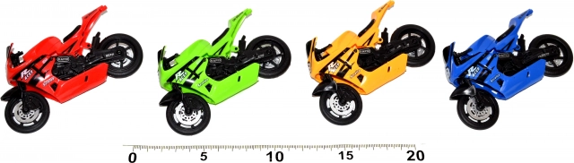 Rennmotorrad 11 cm mit Freilauf