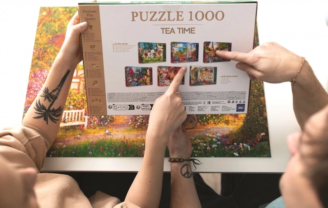 Puzzle 1000 Teile - Tea Time - Haus für Bienen