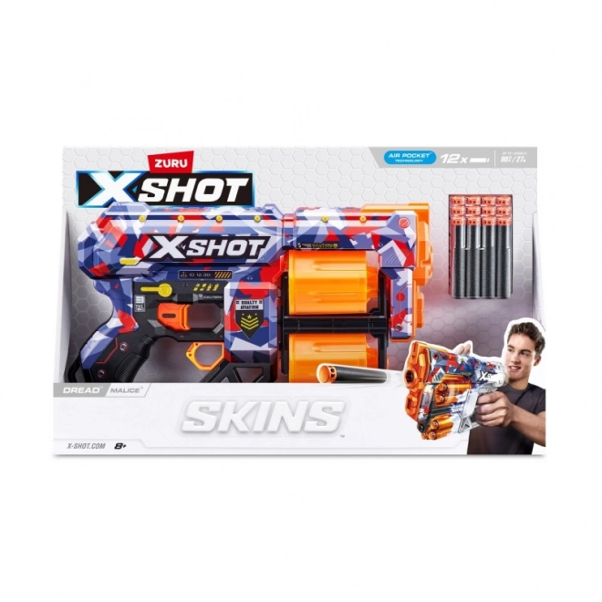 ZURU X-Shot Skins Dread Malice Spielzeug Blaster