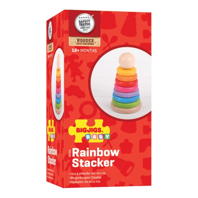 Bigjigs Baby Regenbogen Stapelmann