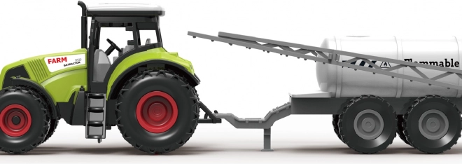 Traktor mit Spritzanhänger 31 cm