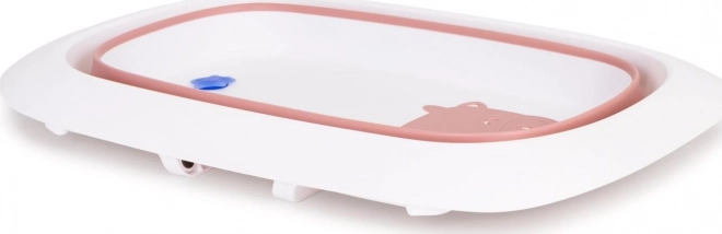 Ecotoys zusammenklappbare Badewanne Kuh, blau – Rosa