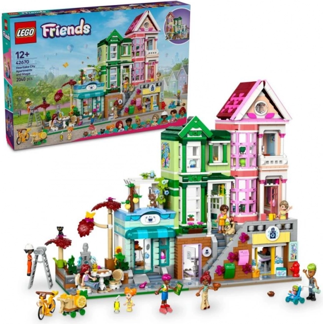 Apartments und Geschäfte LEGO Friends in Heartlake City