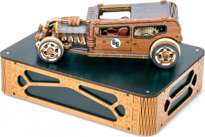 Holzpuzzle 3D Automodell Hot Rod Limitierte Edition