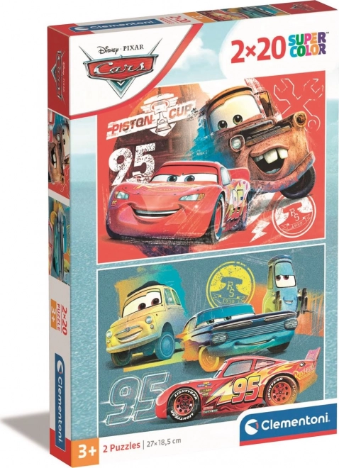 Clementoni Kinderpuzzle CARS 2x20 Teile