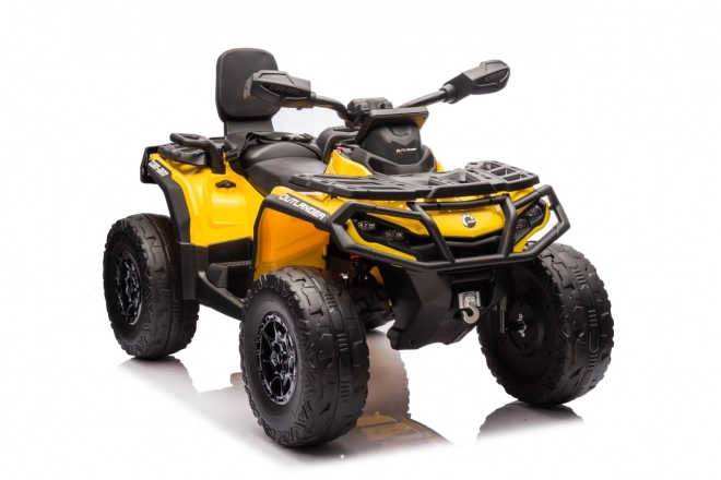 Gelber Kinder-Quad mit Fernbedienung