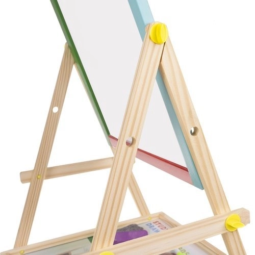 Zweiseitige Holztafel für Kinder