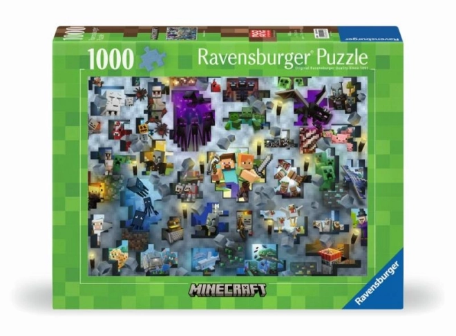 Herausforderndes Puzzle Minecraft 1000 Teile