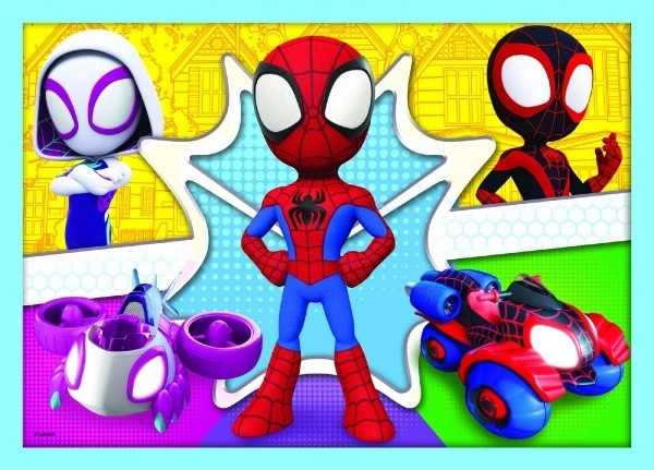 Puzzles Spidey und seine erstaunlichen Freunde 4 in 1