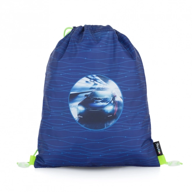 OXY Sherpy Blue Schulrucksack Set