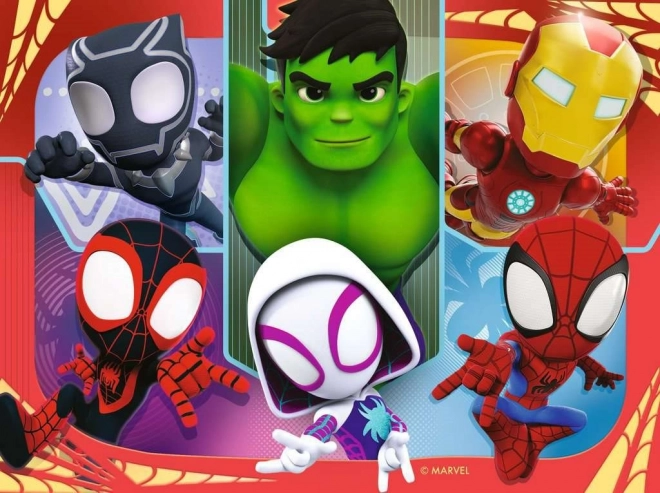 Puzzle RAVENSBURGER Spidey und seine fantastischen Freunde 4in1